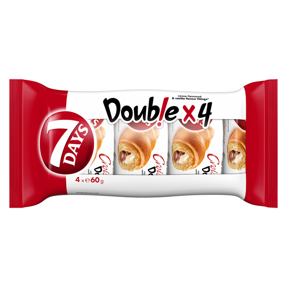7Days Cocoa Vanilla Croissant 240g