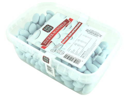 Agilus Zuckermandeln, blau Hochzeitsmandeln