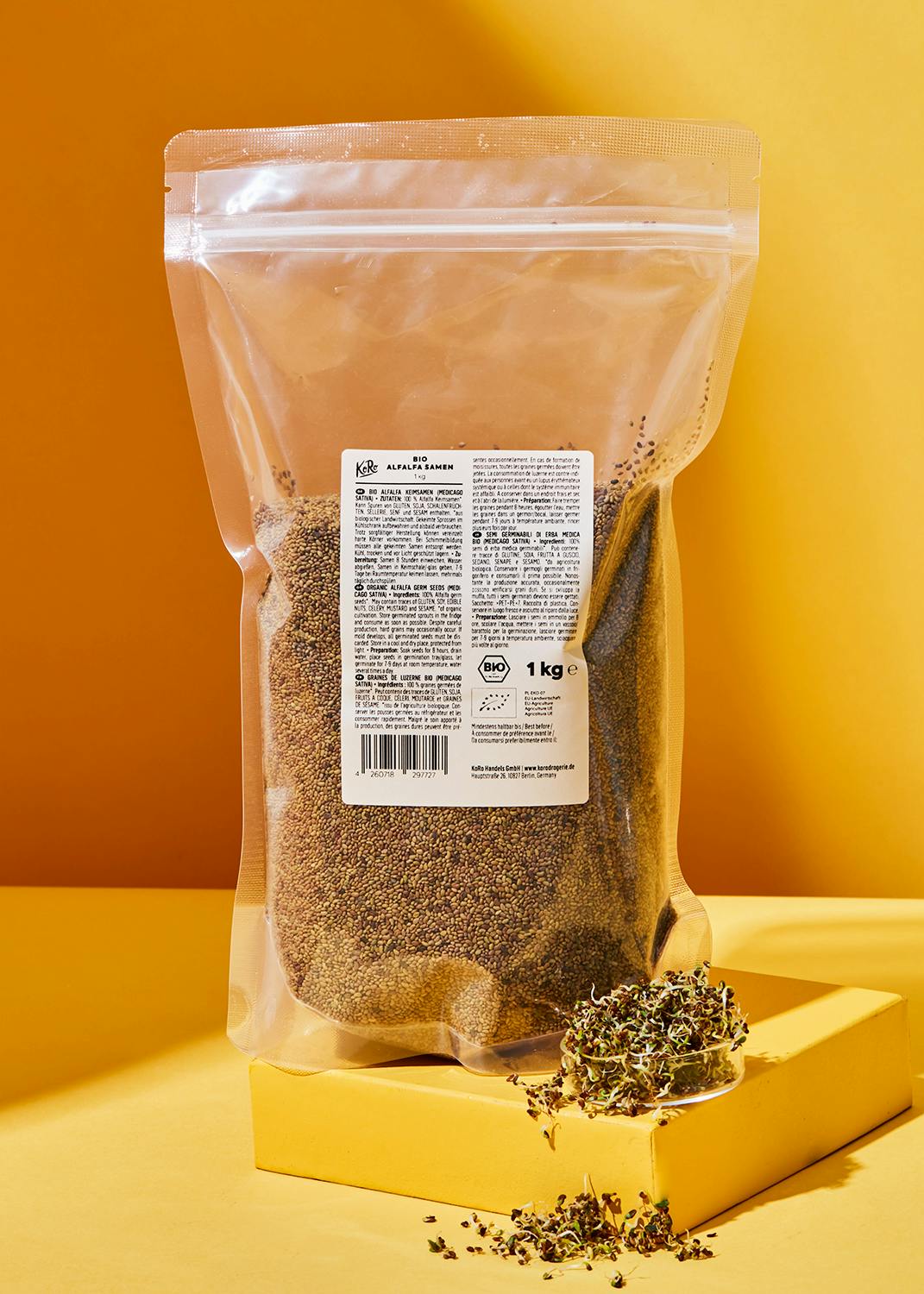 Alfalfa seeds for sprouting 1kg