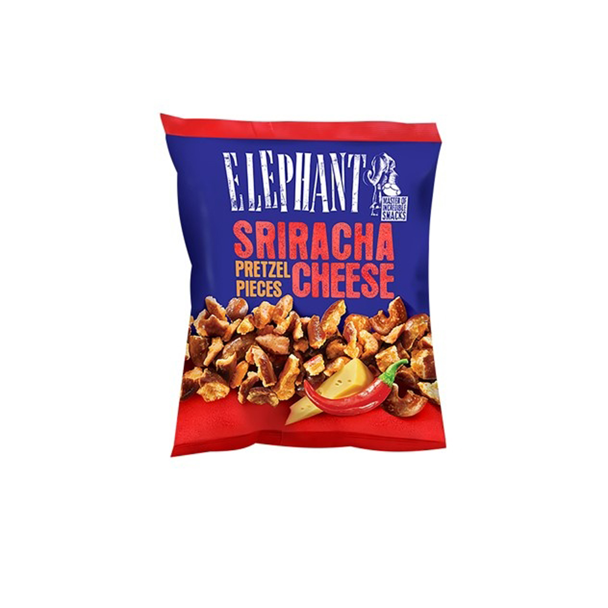 Alka Elephant Sriracha Cheese Laugengebäck Stückchen scharf 125g