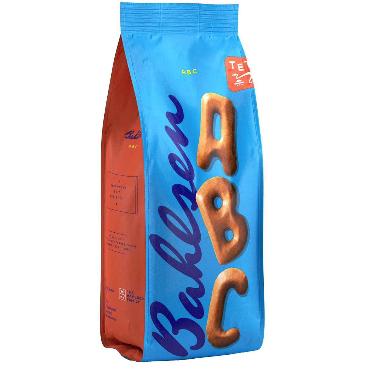 Bahlsen ABC Russisch Brot knusprige Kekse mit Schokolade 100g 5er Packweizen