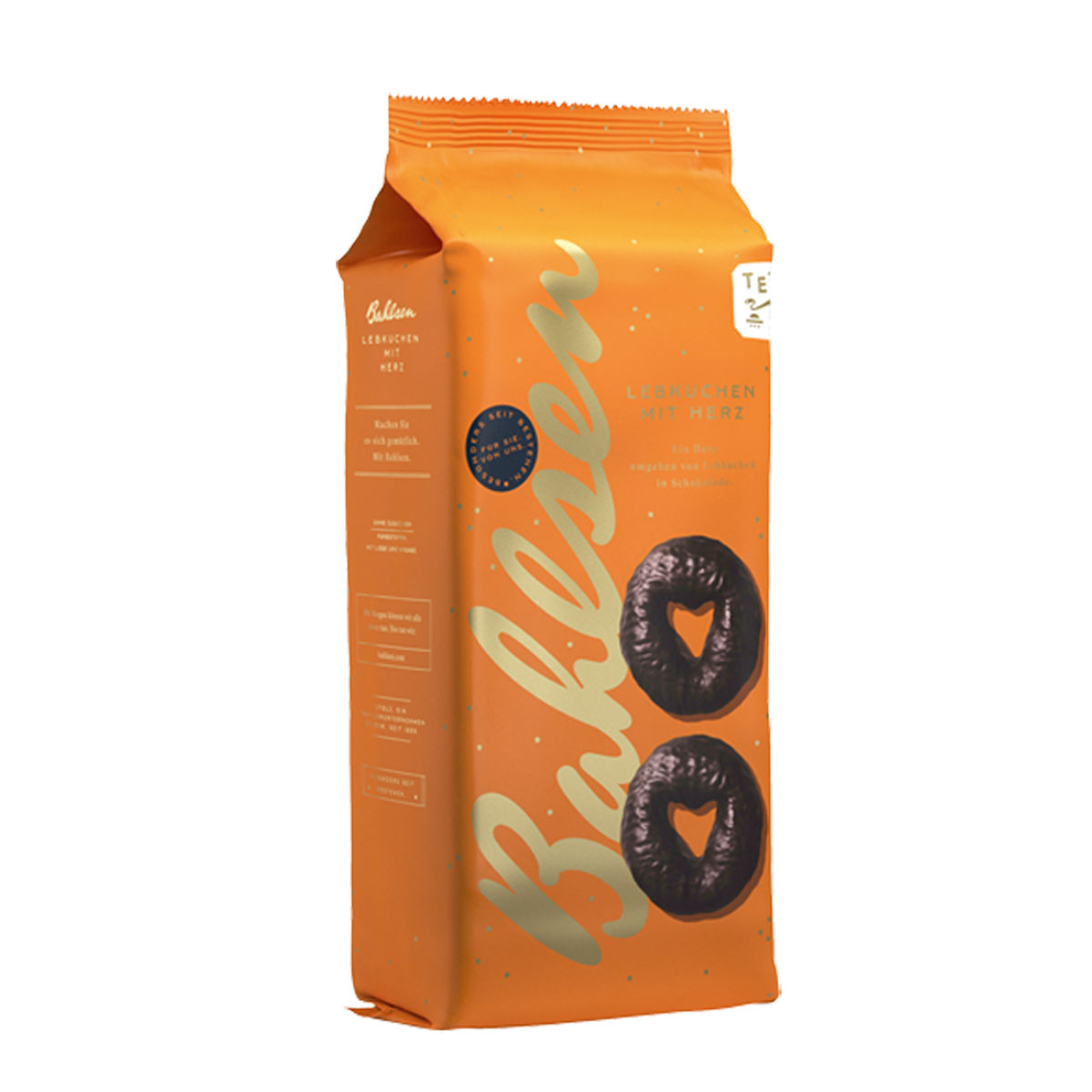 Bahlsen Lebkuchen mit Herz Edelherb Braune Lebkuchen mit Überzug 300g 