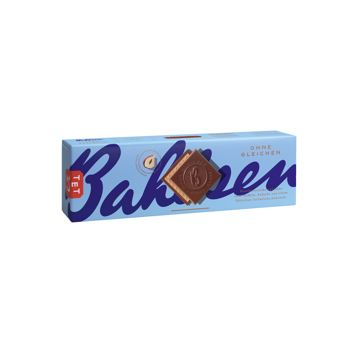 Bahlsen ohne Gleichen Vollmilchschokolade und Haselnusscreme 125g