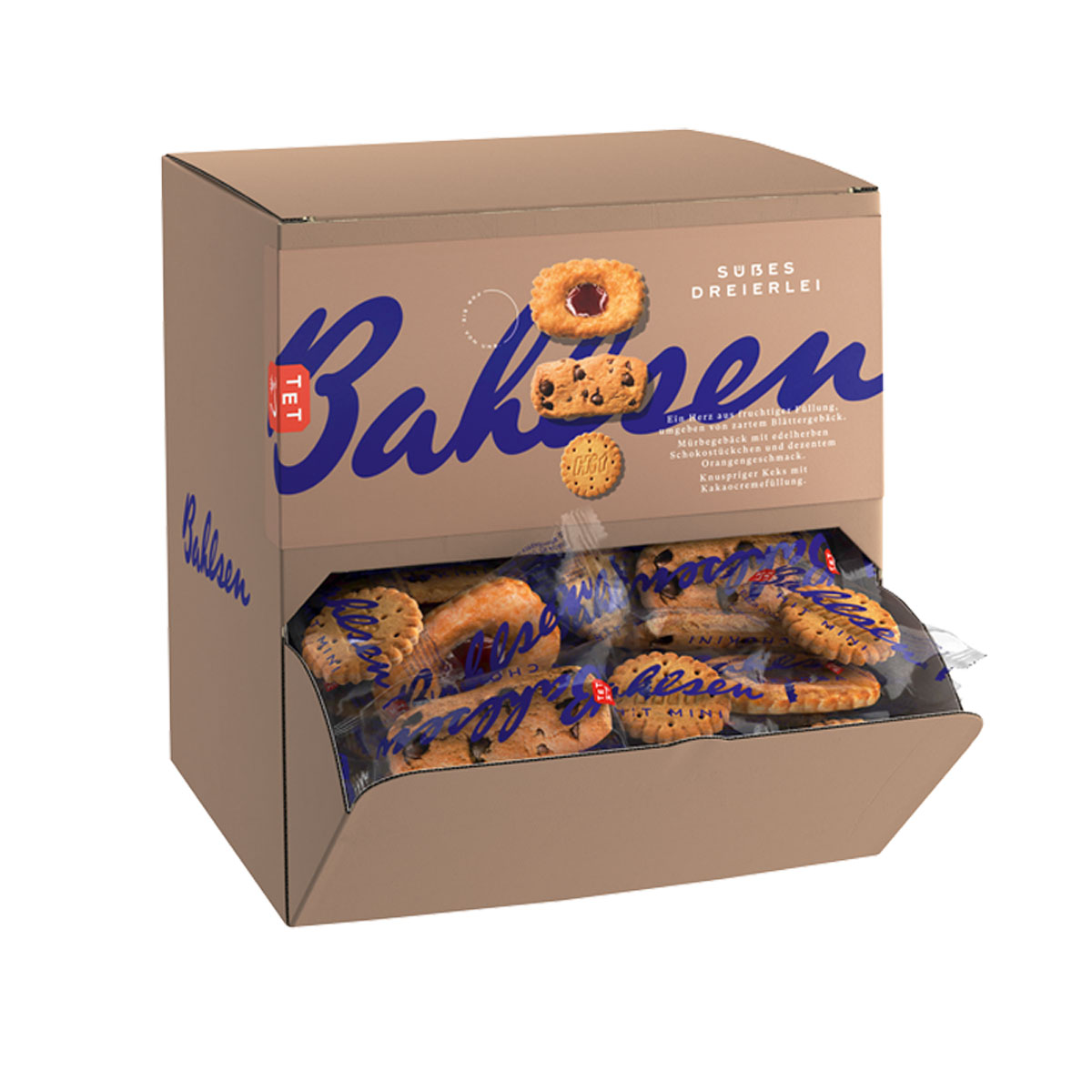 Bahlsen Süsses Dreierlei Portionspackung Deloba Hit Minis Chokini 987g