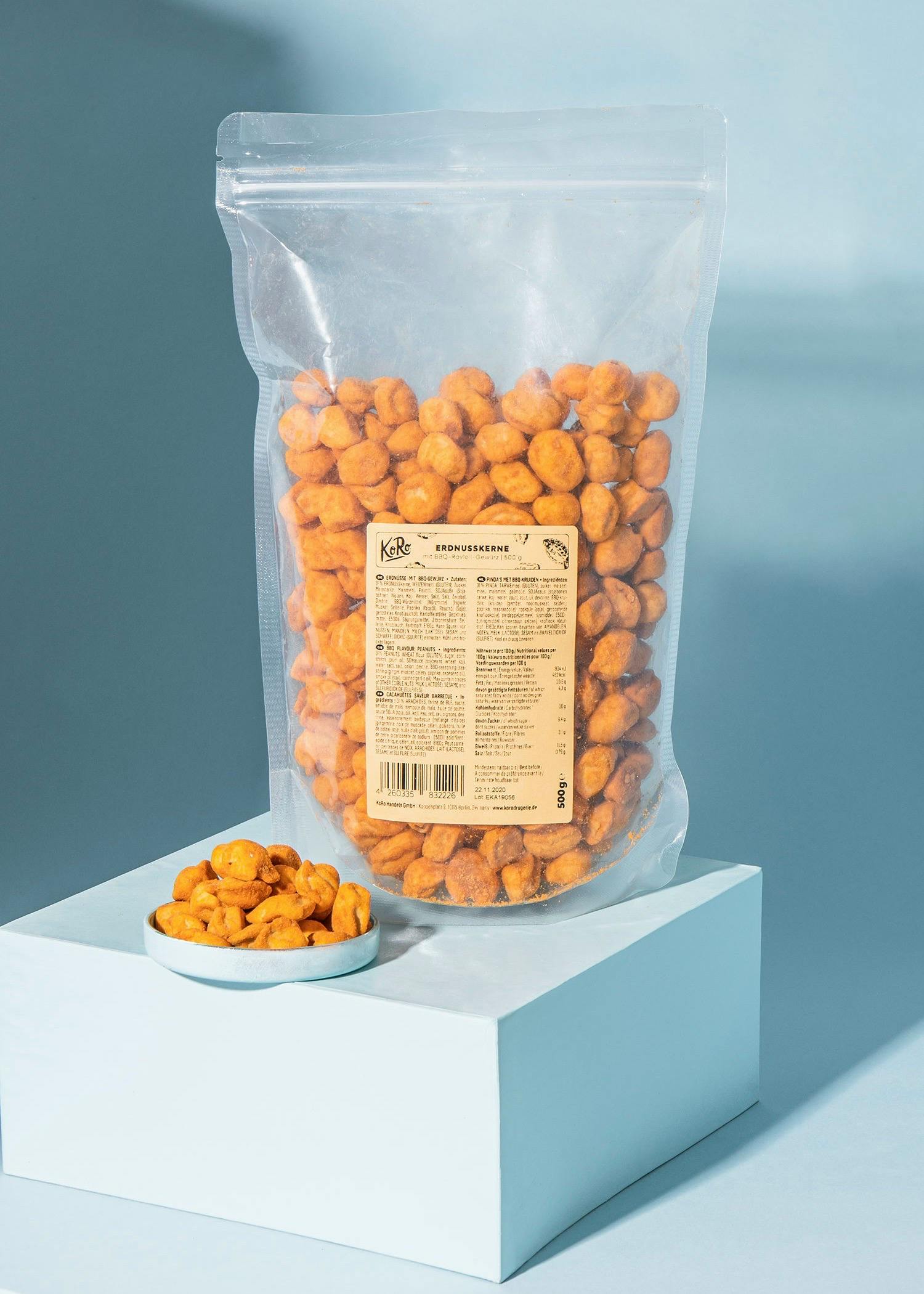 BBQ flavoured peanuts 500g