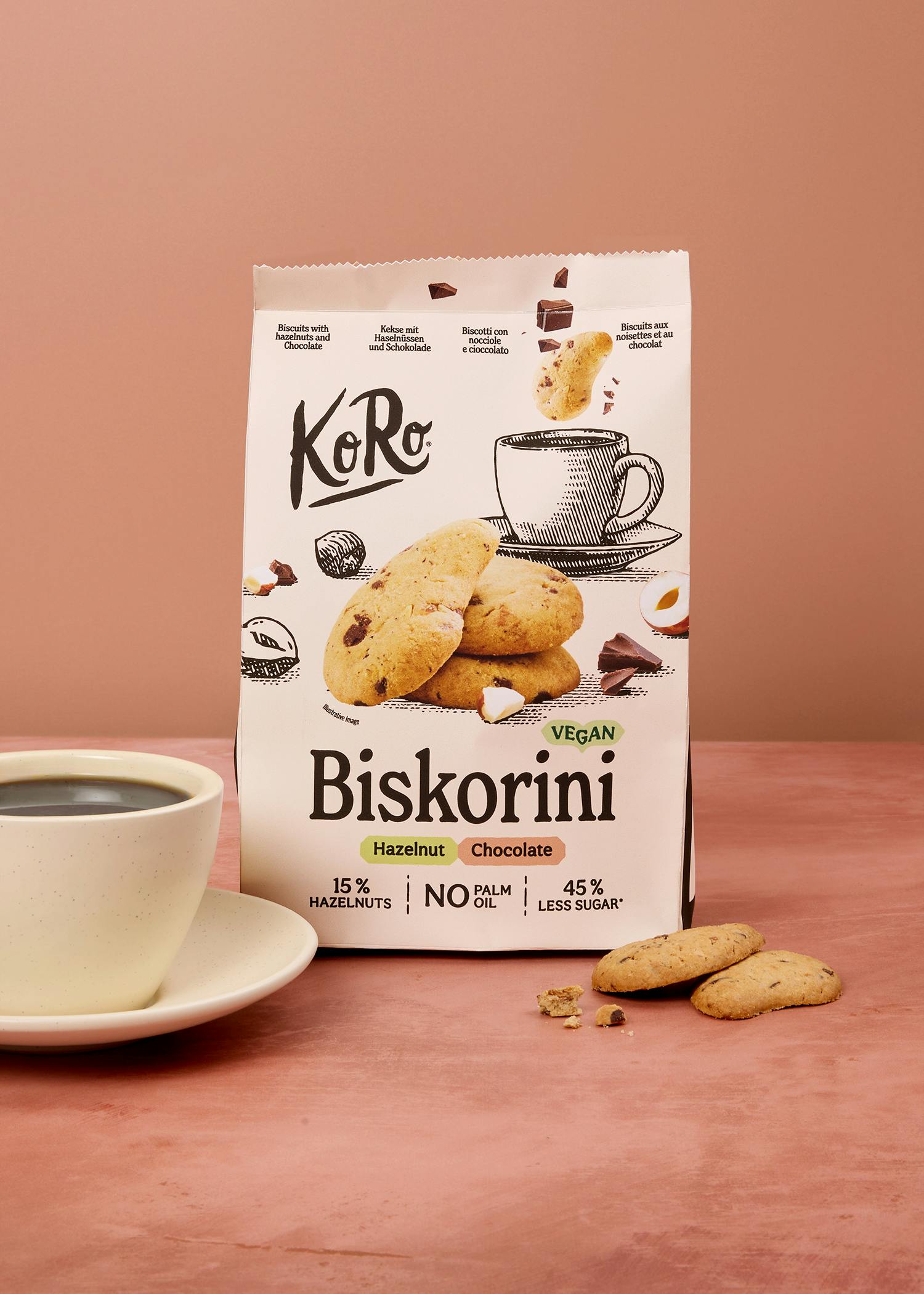 Biskorini Hazelnut Chocolate Chip Cookie | 250g