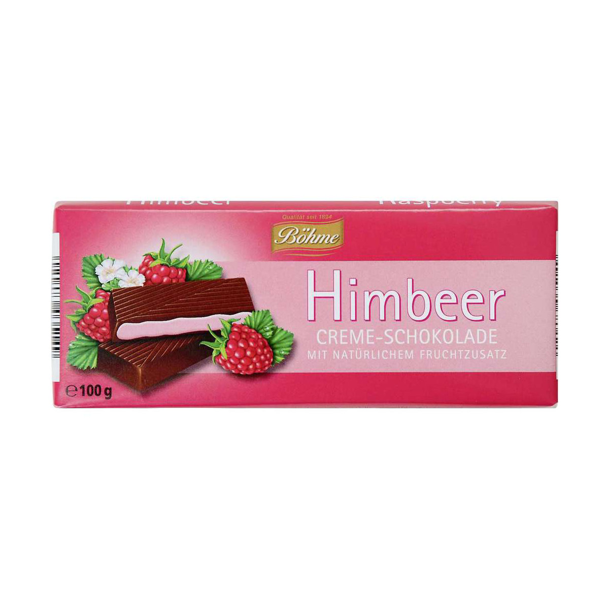 Böhme Himbeer Creme Schokolade 100g