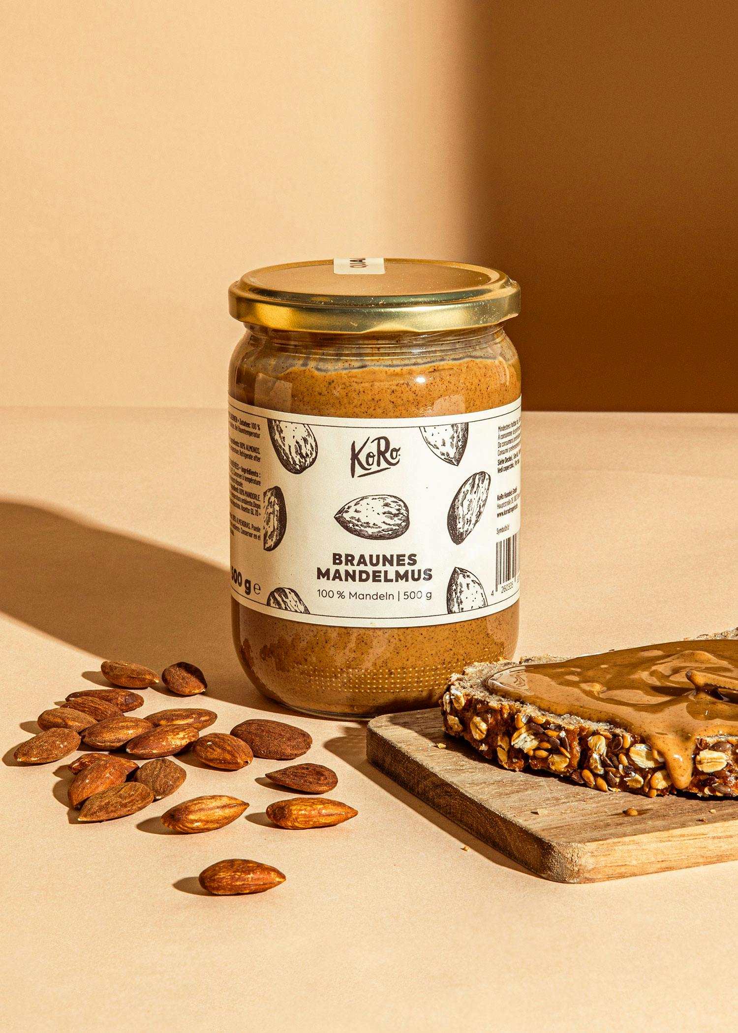 Brown almond butter 500g