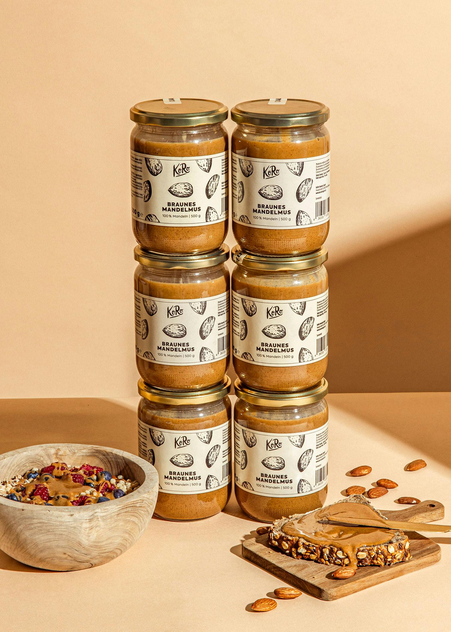 Brown almond butter 6 x 500g