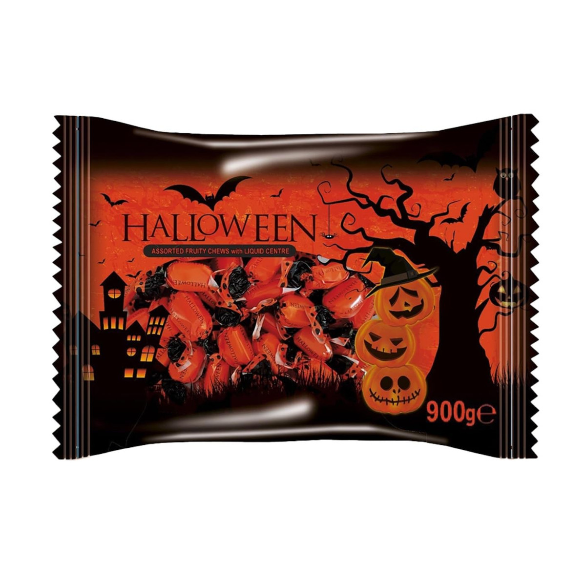 Capico Halloween Kaubonbons Mix mit fruchtiger Füllung  900g