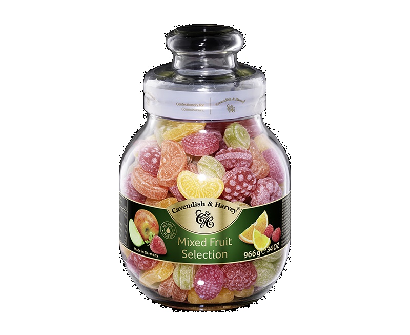 Cavendish und Harvey Fruit Candies Glas köstliche Frucht Bonbons 966g