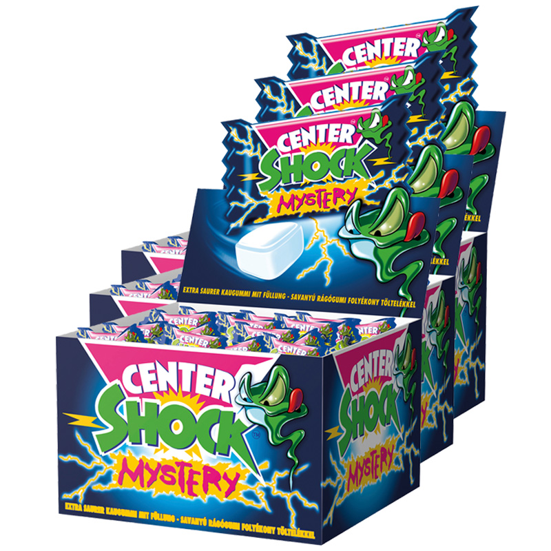 Center Shock Mystery Mix saures köstliches Kaugummi 400g 3er Pack