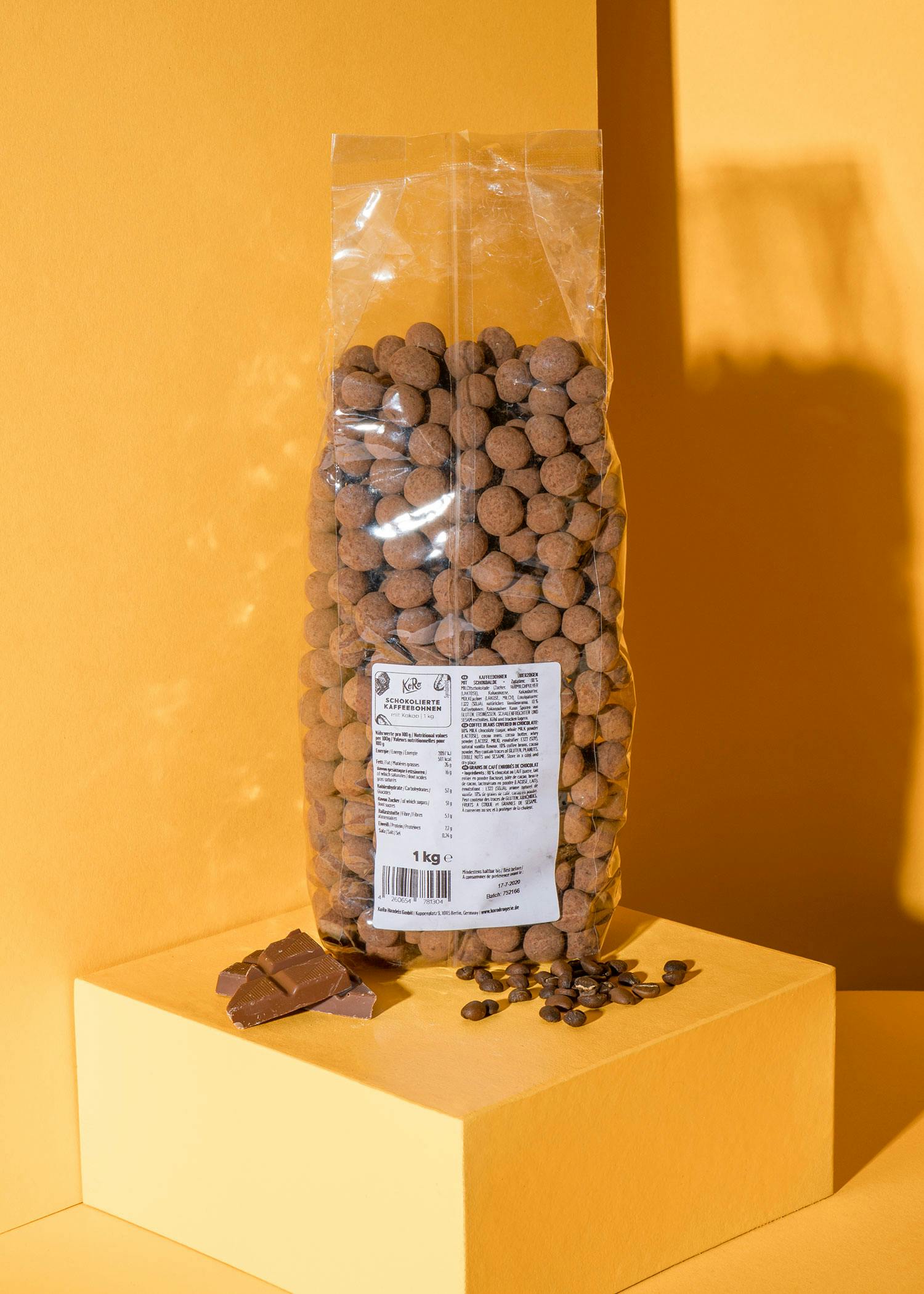 Chocolate covered coffee beans 1kg