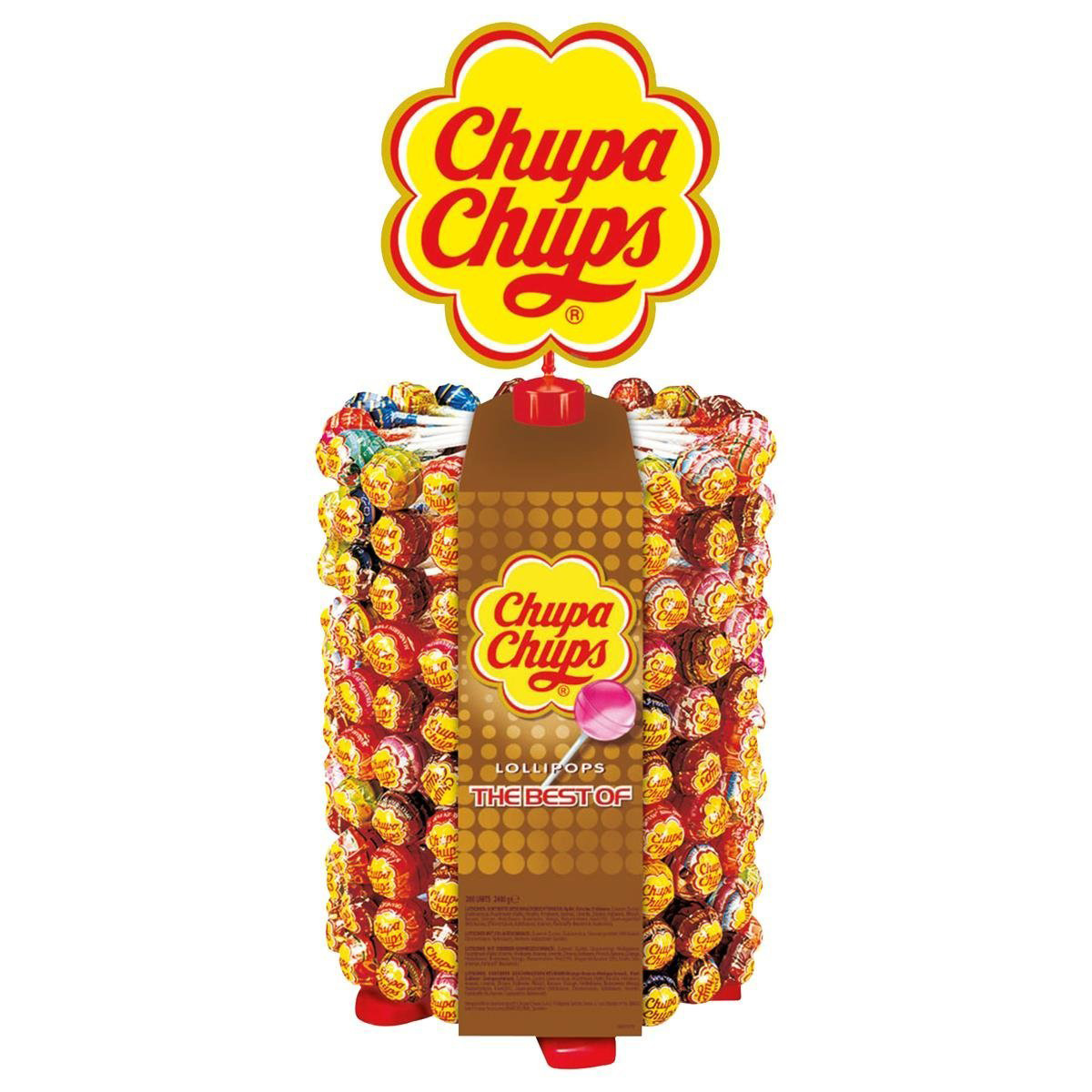 Chupa Chups Lutscher Rad The Best Of Kugel Lolly Thekendisplay 2400g