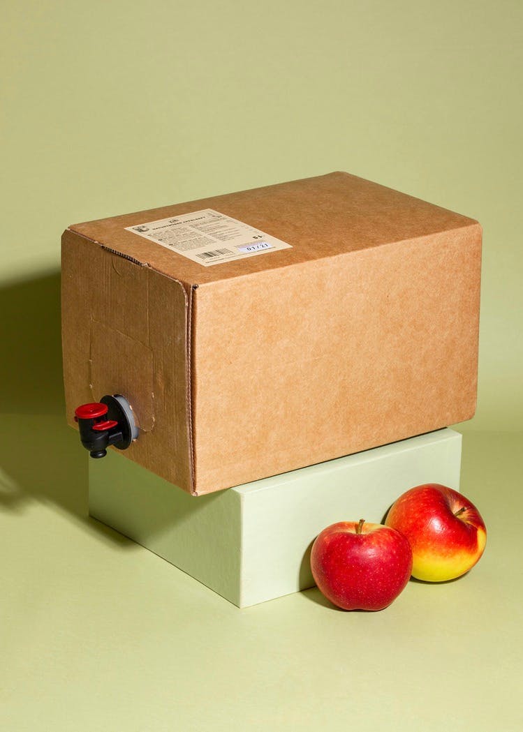 Cloudy apple juice bag-in-box 5L