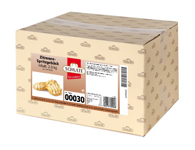 Conrad Schulte feines Zitronen Spritzgebäck mit Zitronen Note 2000g