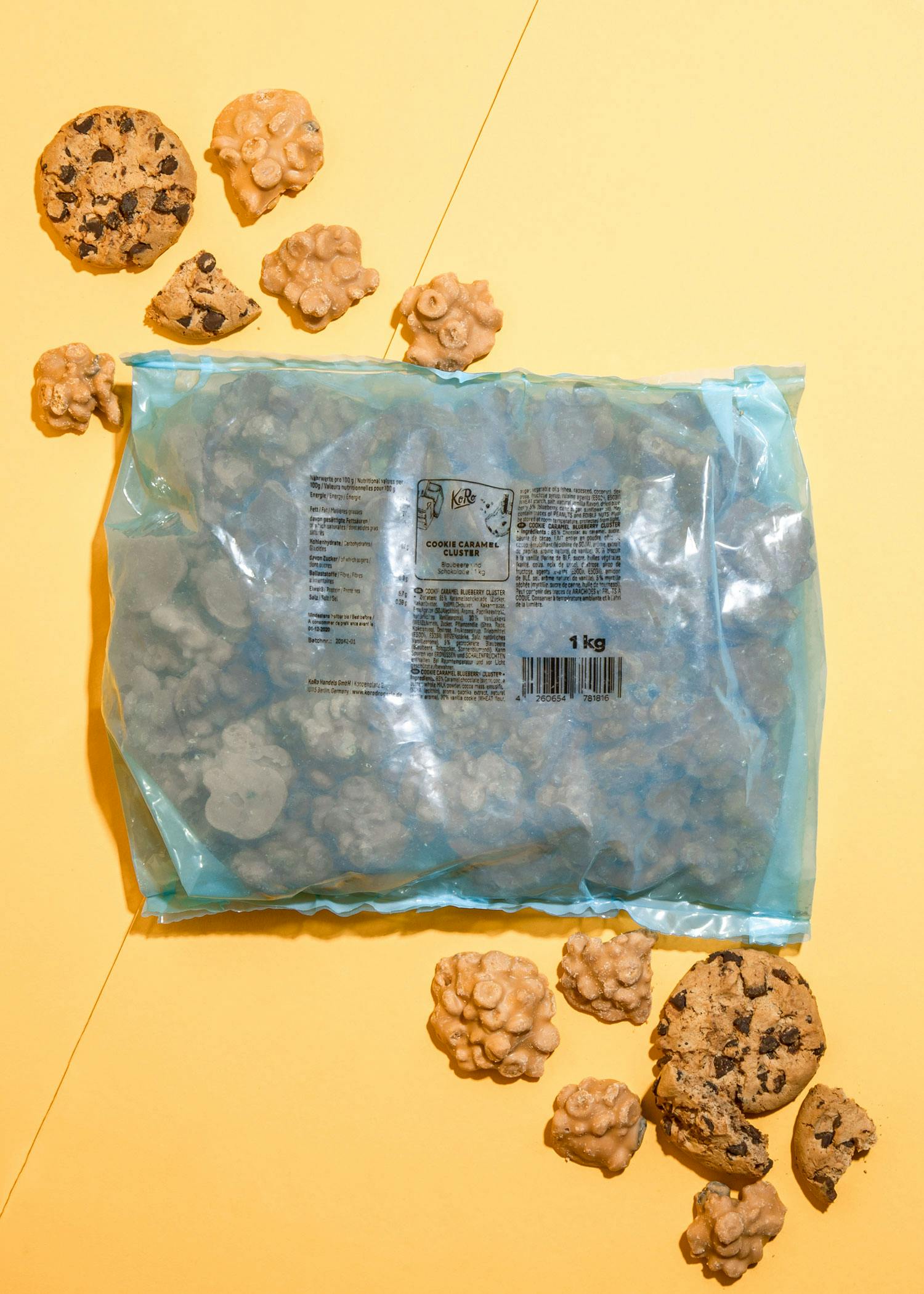 Cookie caramel clusters 1kg