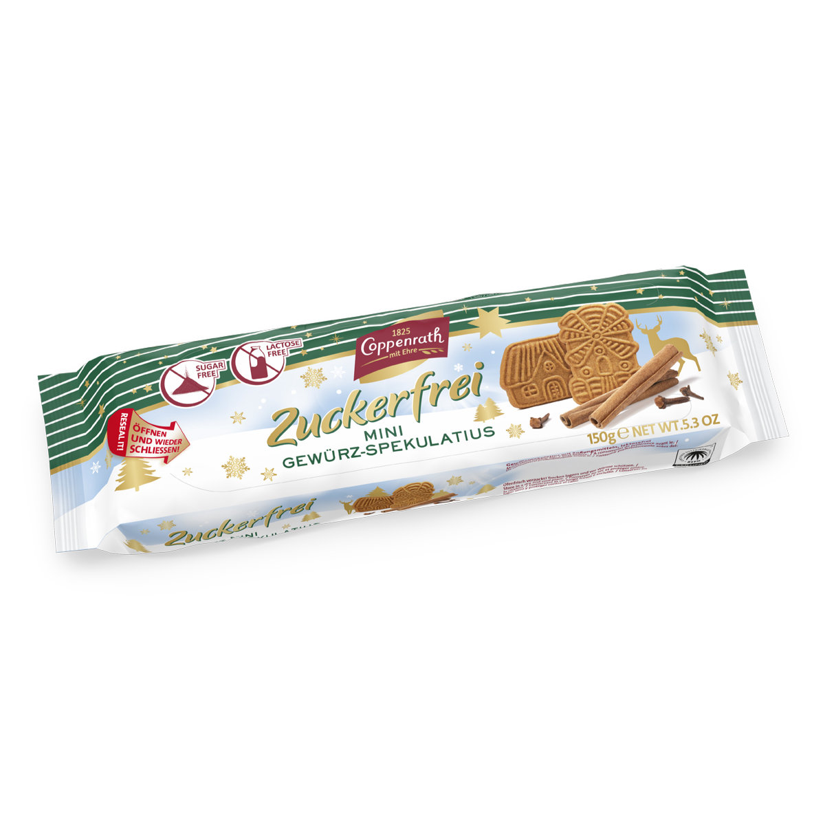 Coppenrath Mini Gewürz Spekulatius Zucker und Laktosefrei 150g