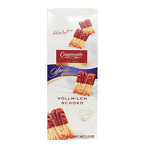 Coppenrath Spritzgenuss Vollmilch halb überzogen mit Vollmilchschokolade 150g
