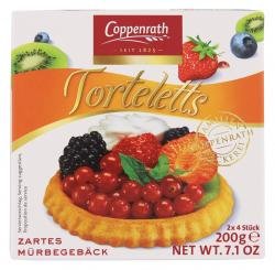 Coppenrath zarte Mürbetorteletts gebackene Mini-Tortenböden 200g