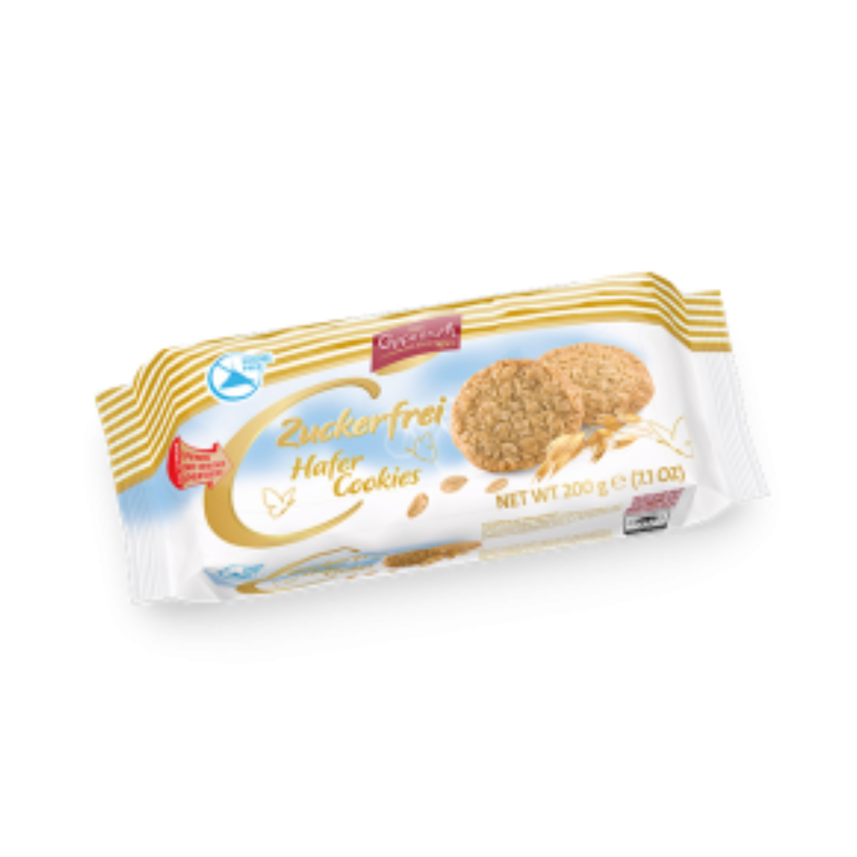 Coppenrath Zuckerfrei Hafer Cookies mit leicht nussigen Aroma 200g