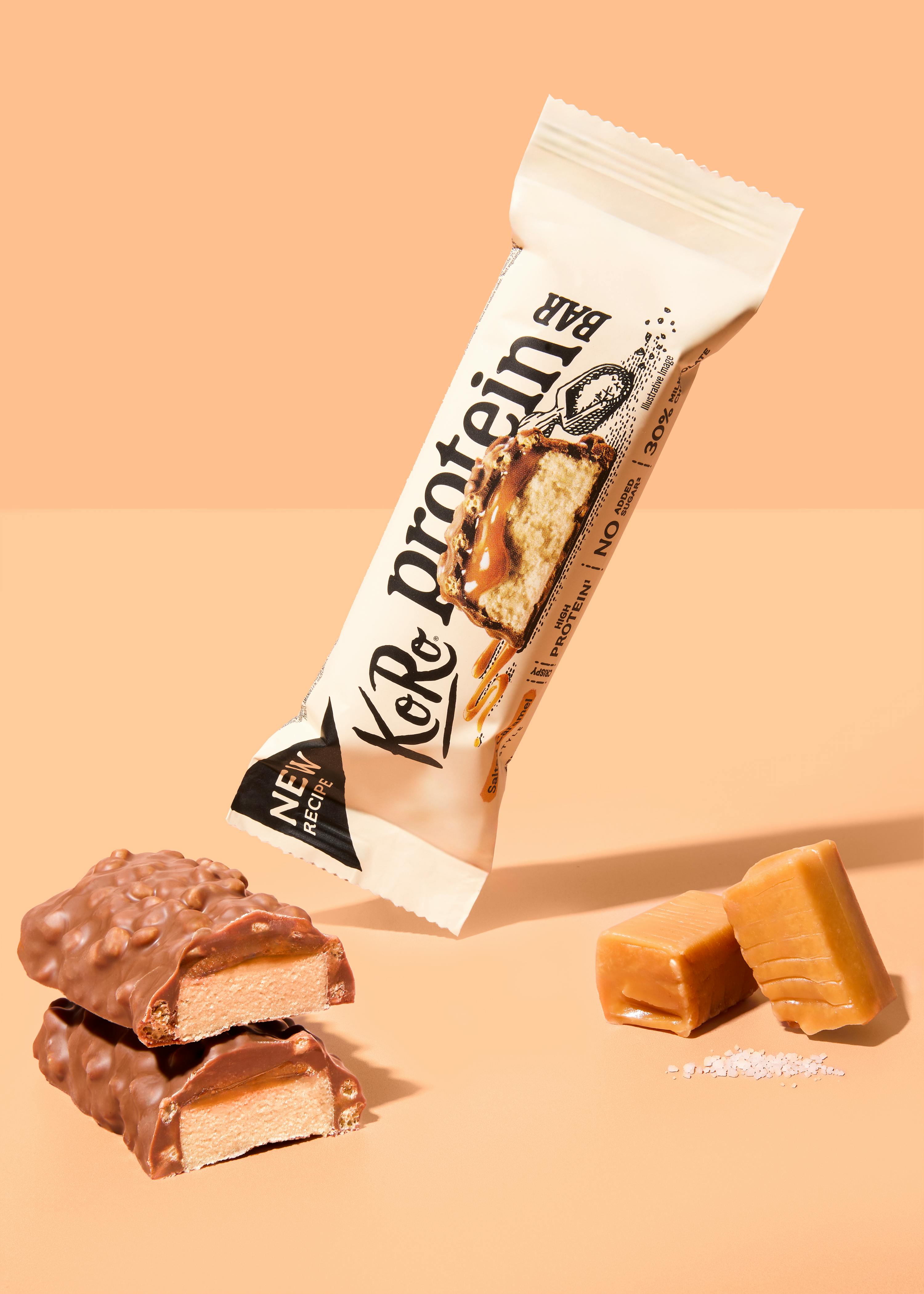 Crispy salted caramel style protein bar 60g