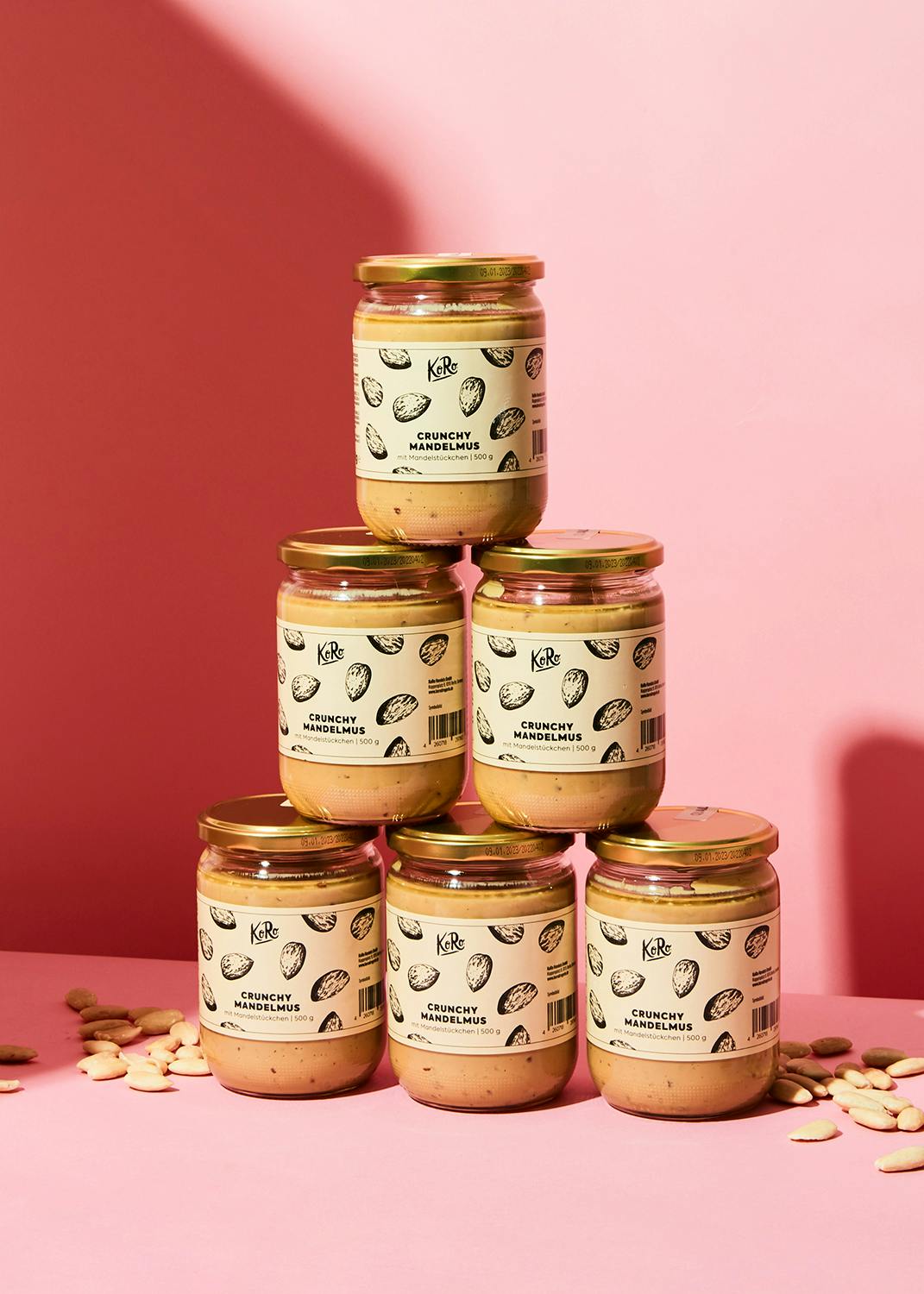 Crunchy almond butter 6 x 500g