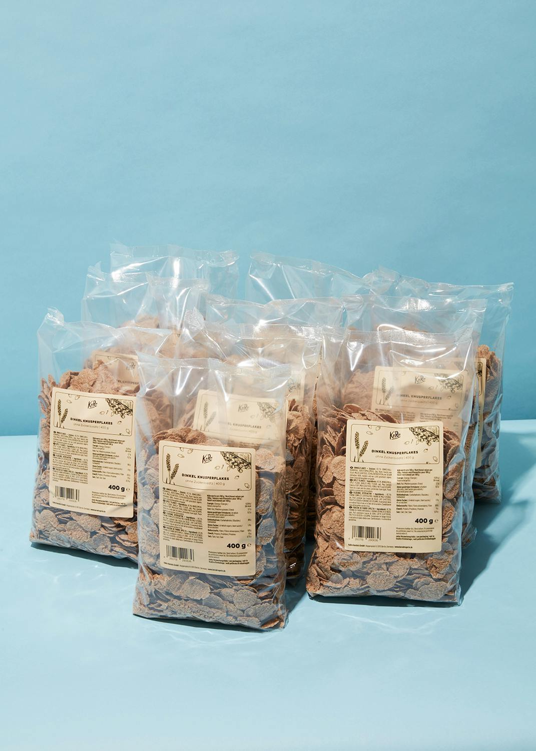 Crunchy spelt flakes without added sugar 10 x 400g