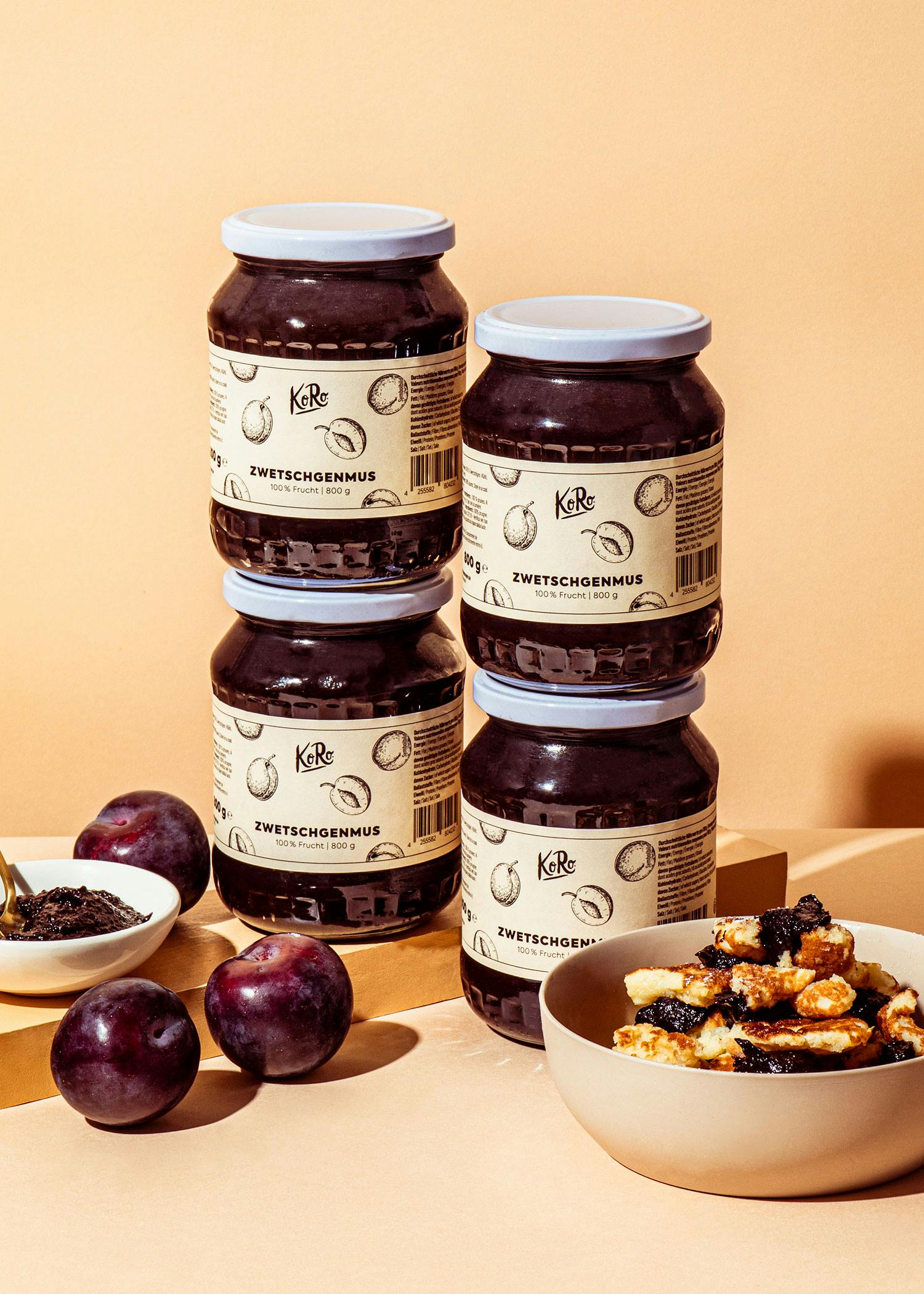 Damson purée 100% fruit 4 x 800g
