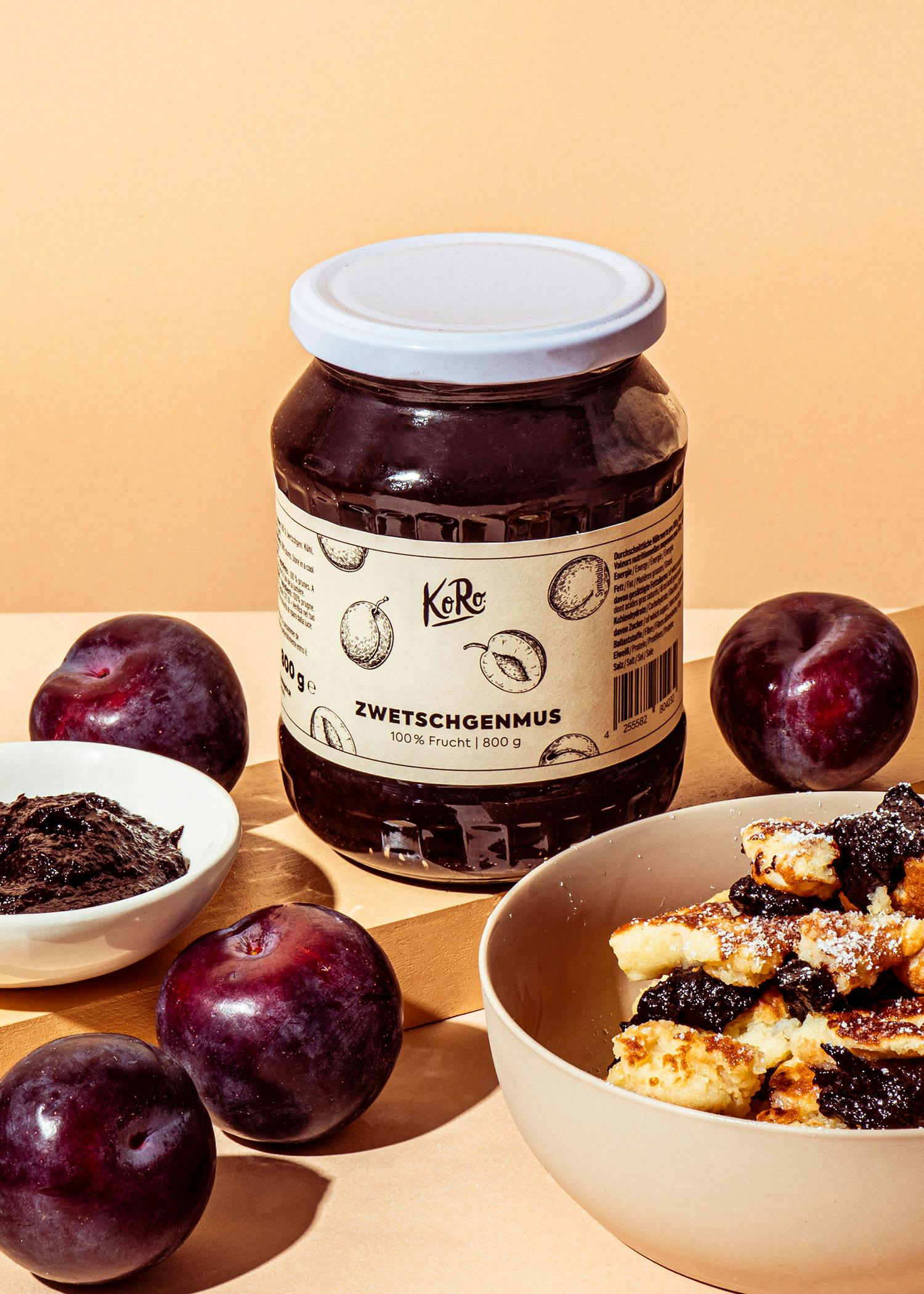 Damson purée 100% fruit 800g