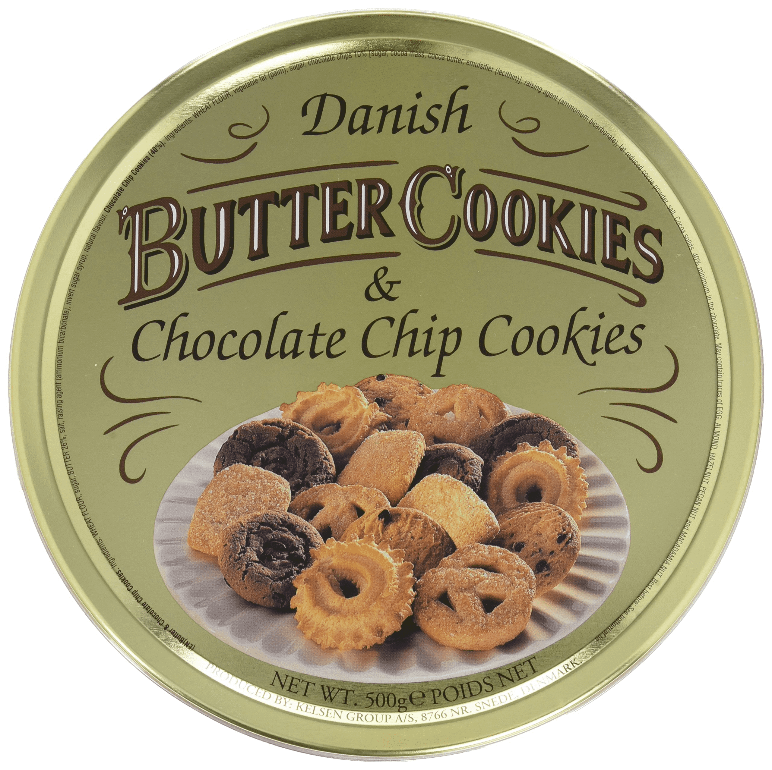 Danish Butter Cookies & Chocolate Chip Cookies