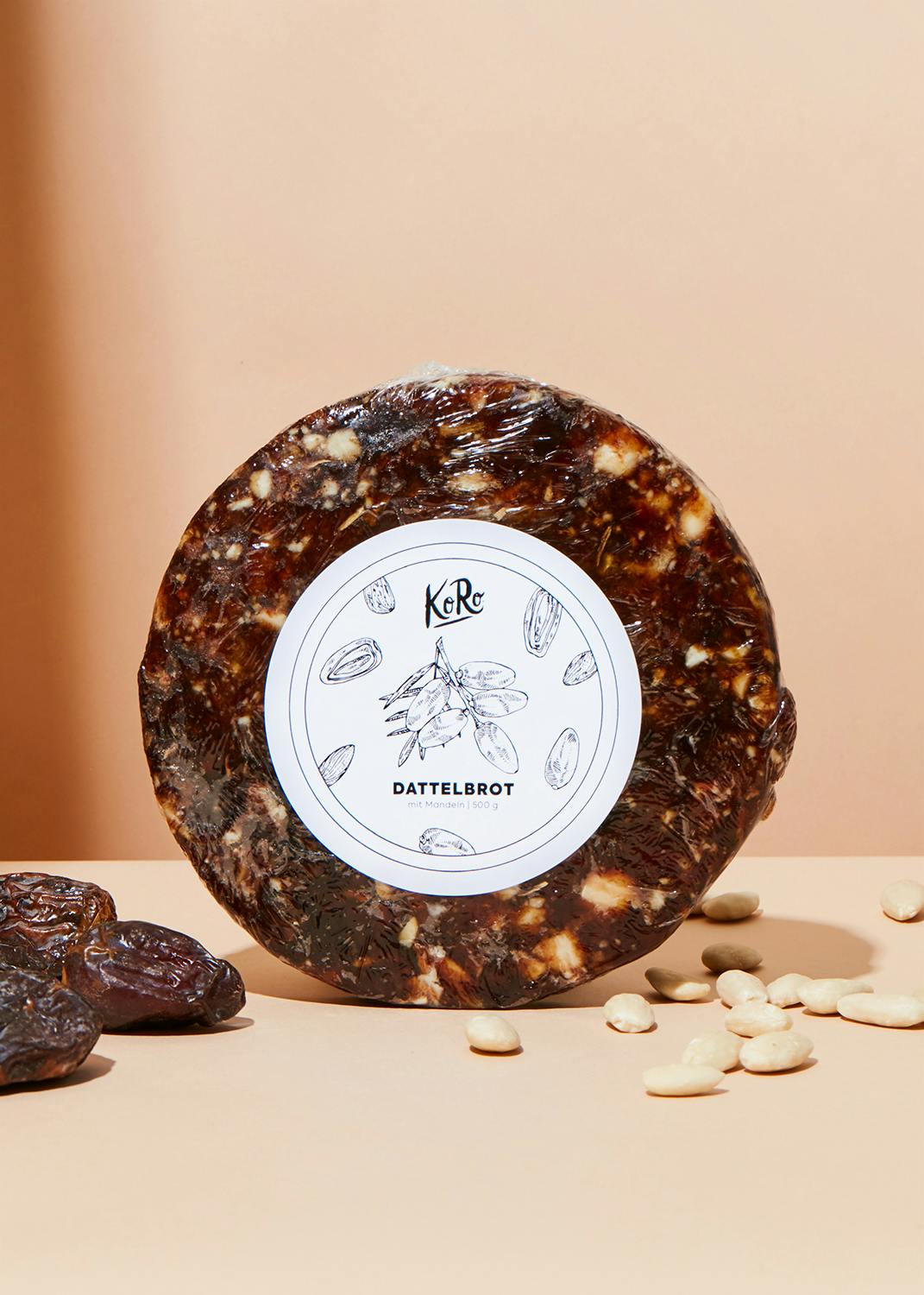 Date bread with almonds 500g