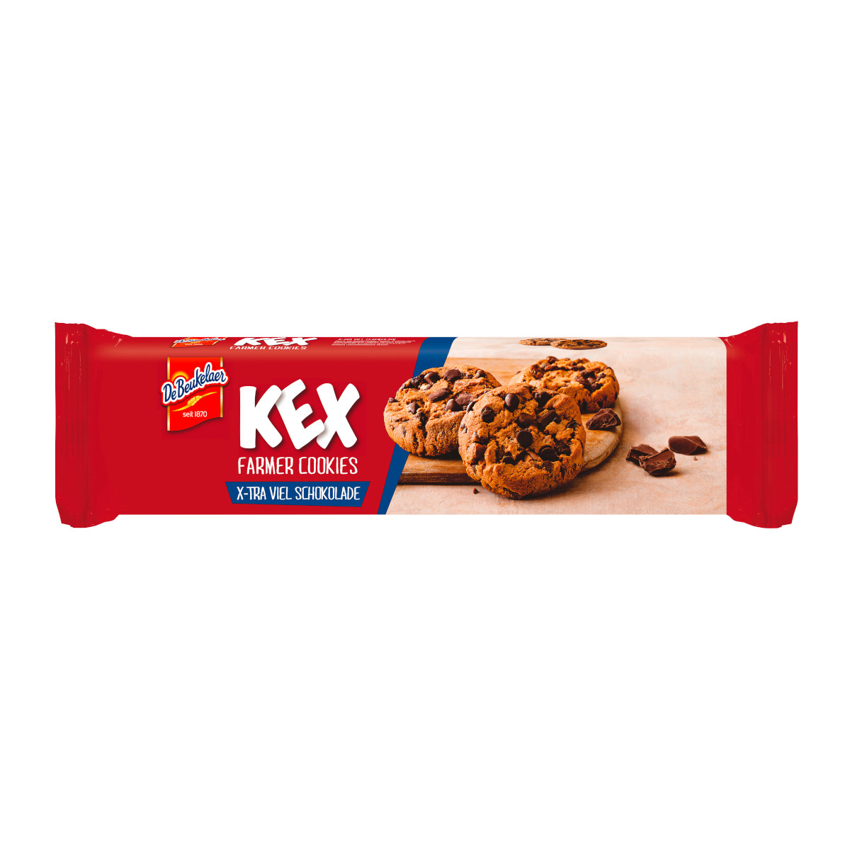 De Beukelaer KEX Farmer Cookies Mürbegebäck Zartbitter Packung 150g