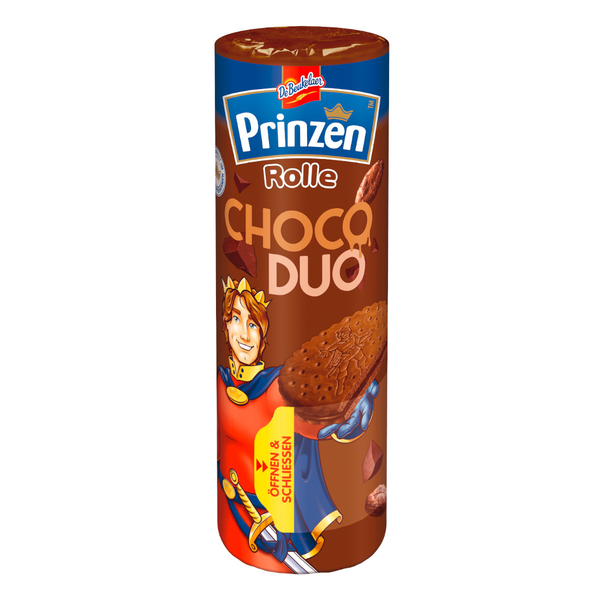 De Beukelaer Prinzen Rolle Choco Duo Kakao-Doppelkekse Packung 352g