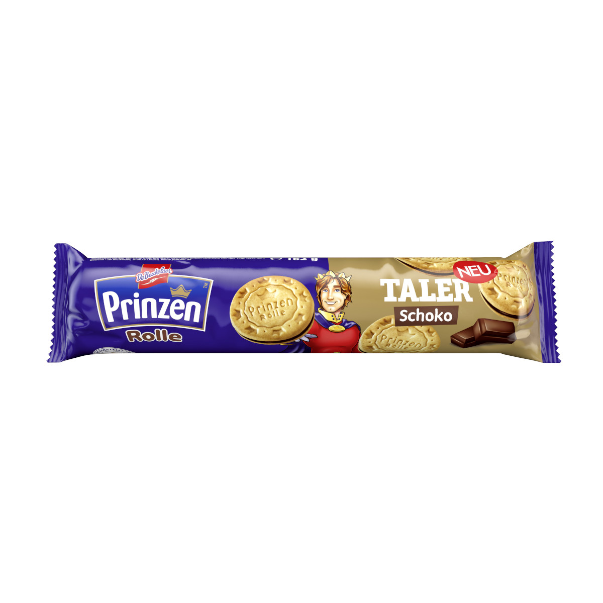 De Beukelaer Prinzen Rolle Taler Schoko Doppelkekse Packung 162g