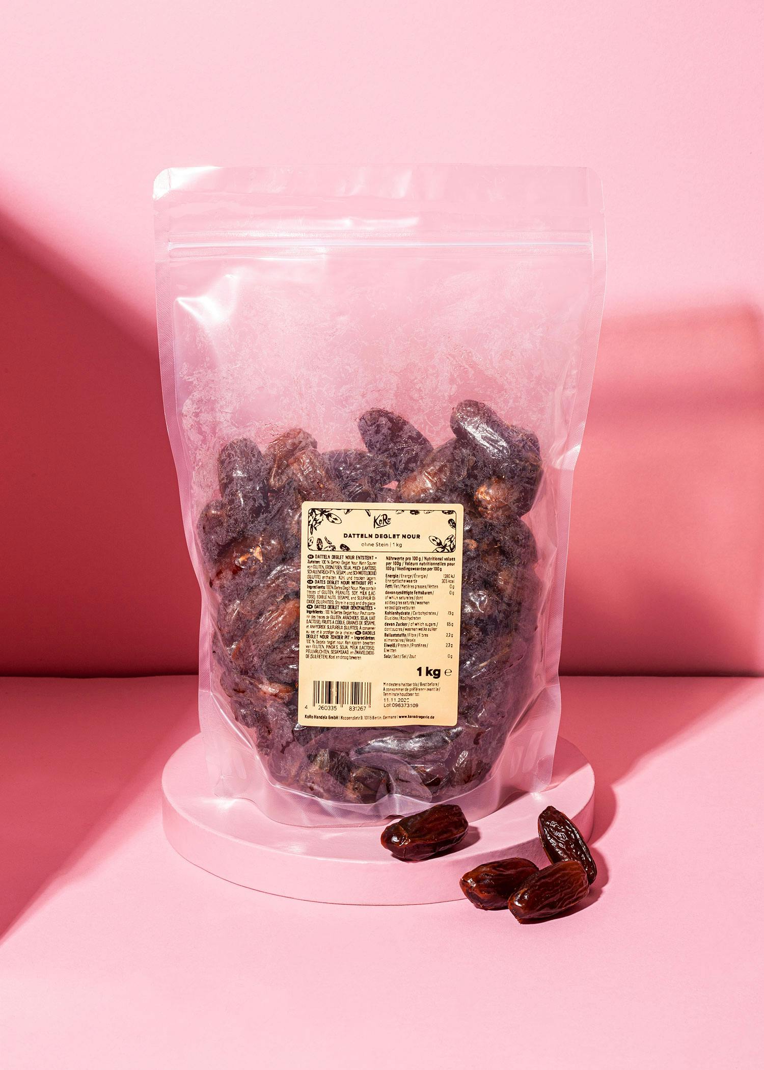 Deglet Nour dates without pits 1kg