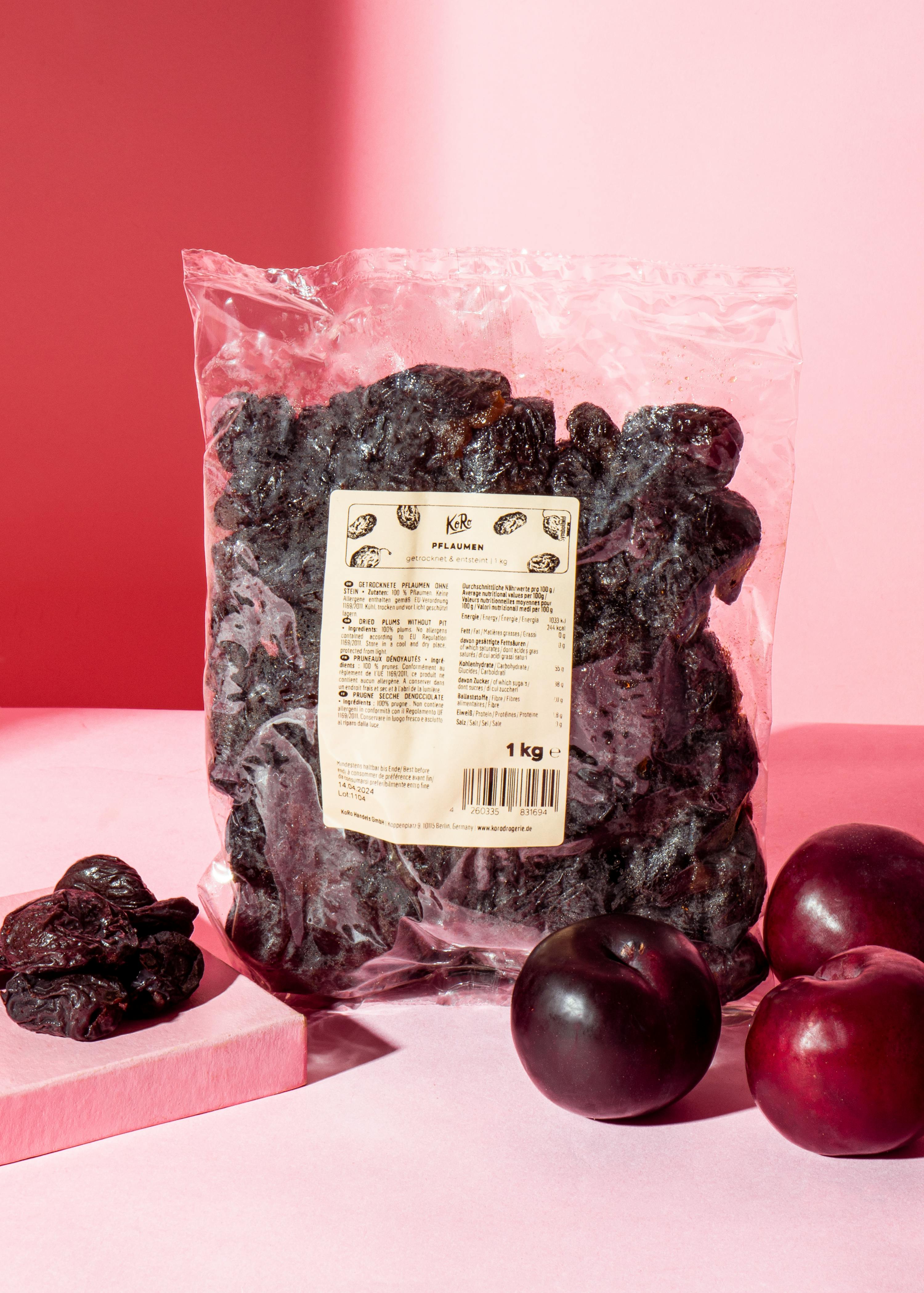 Dried and pitted plums 10 x 1kg
