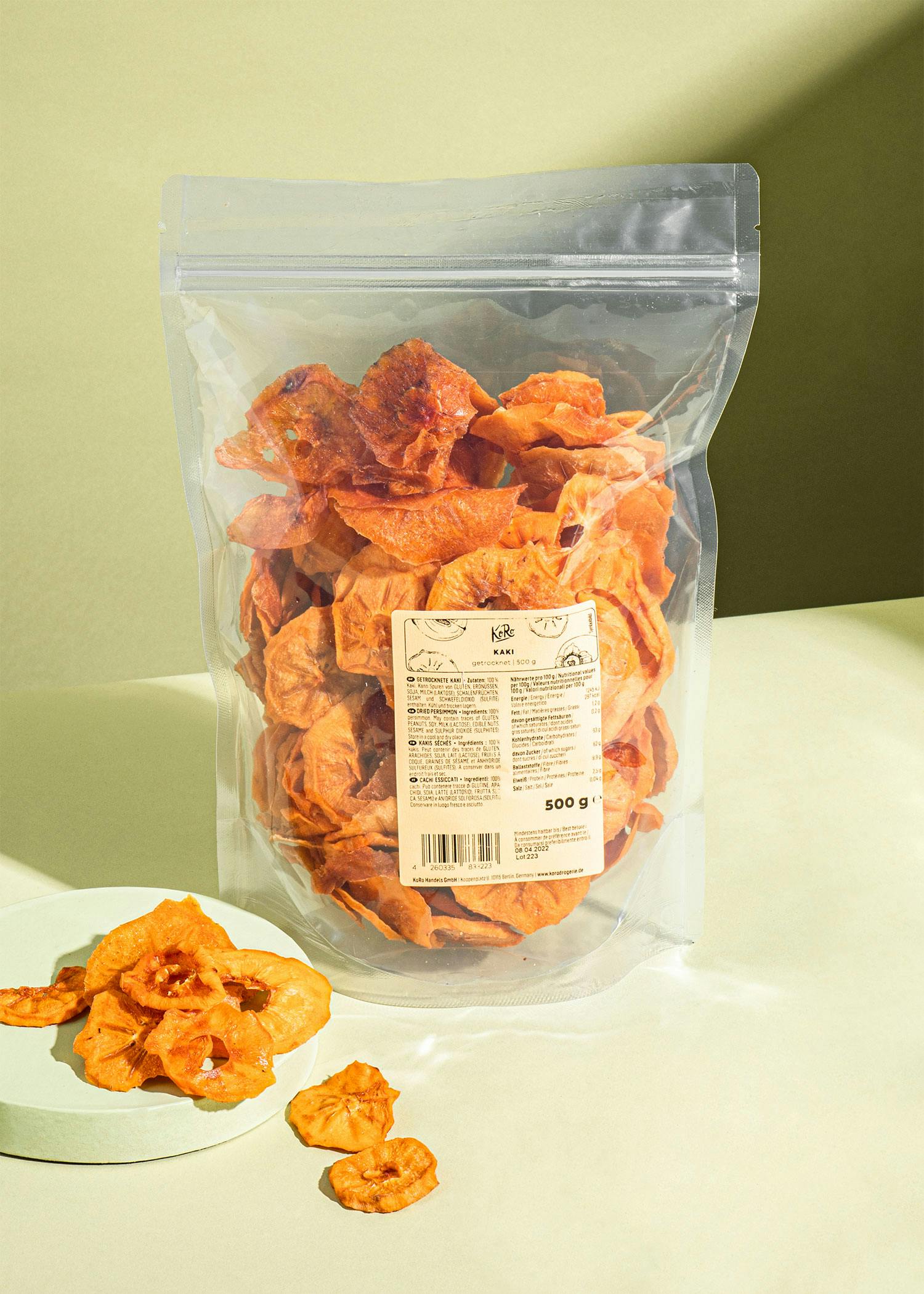 Dried kaki persimmons 500g