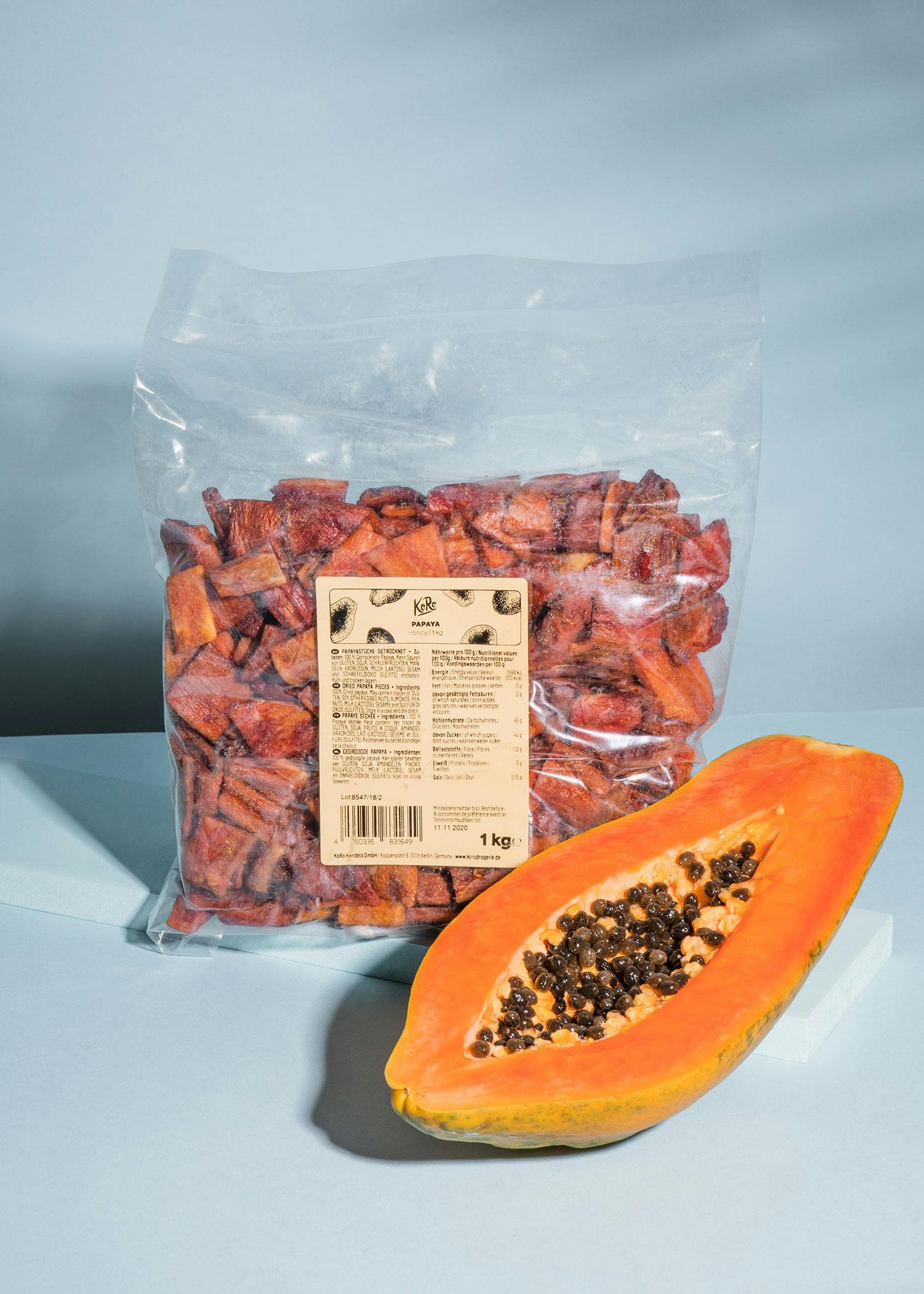 Dried papaya 1kg
