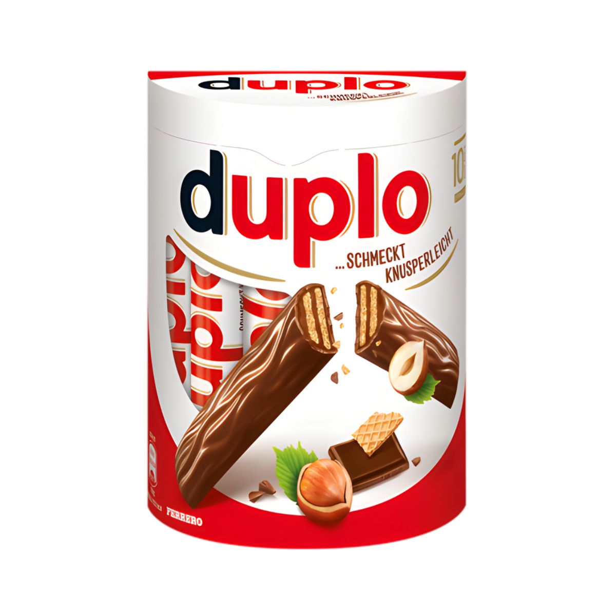Duplo 10 Schokoriegel aus Vollmilchschokolade mit Waffel 182g