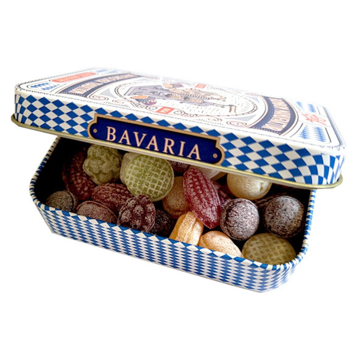 Edel Bavaria Früchte Mischung in der Dose ungefüllte Hartkaramelle 90g