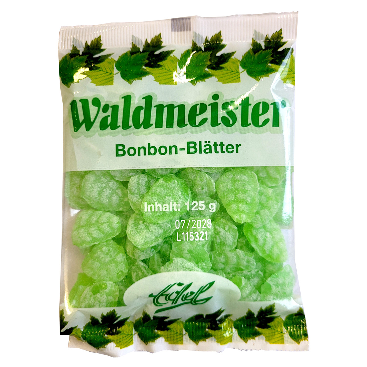 Edel Waldmeister Bonbonblätter mit köstlichem Geschmack 125g
