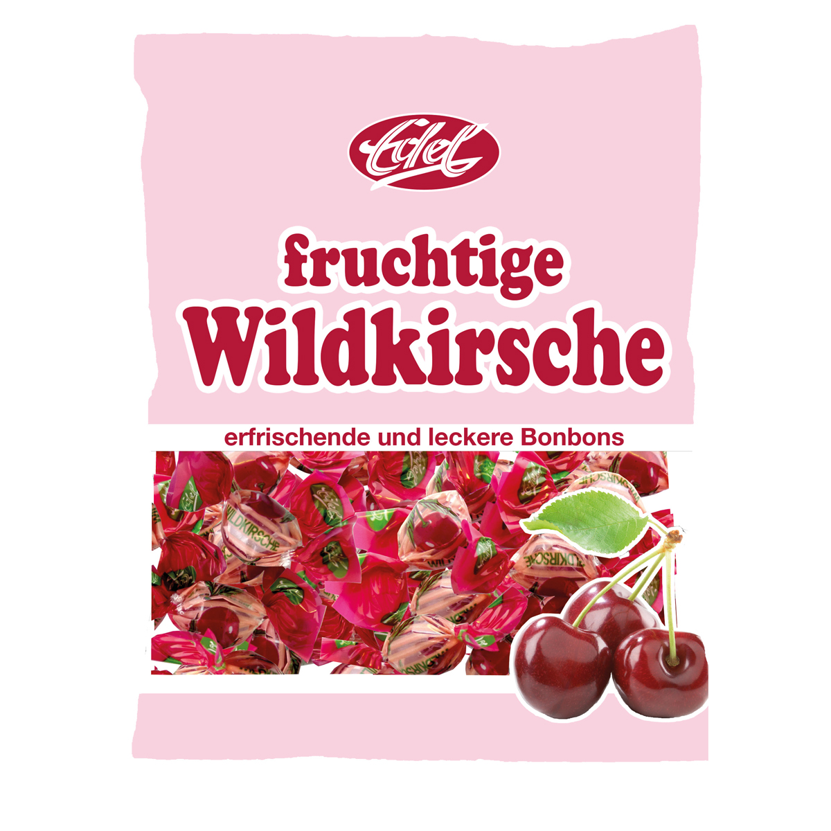Edel Wildkirsche fruchtig erfrischende Bonbons einzeln gewickelt 120g