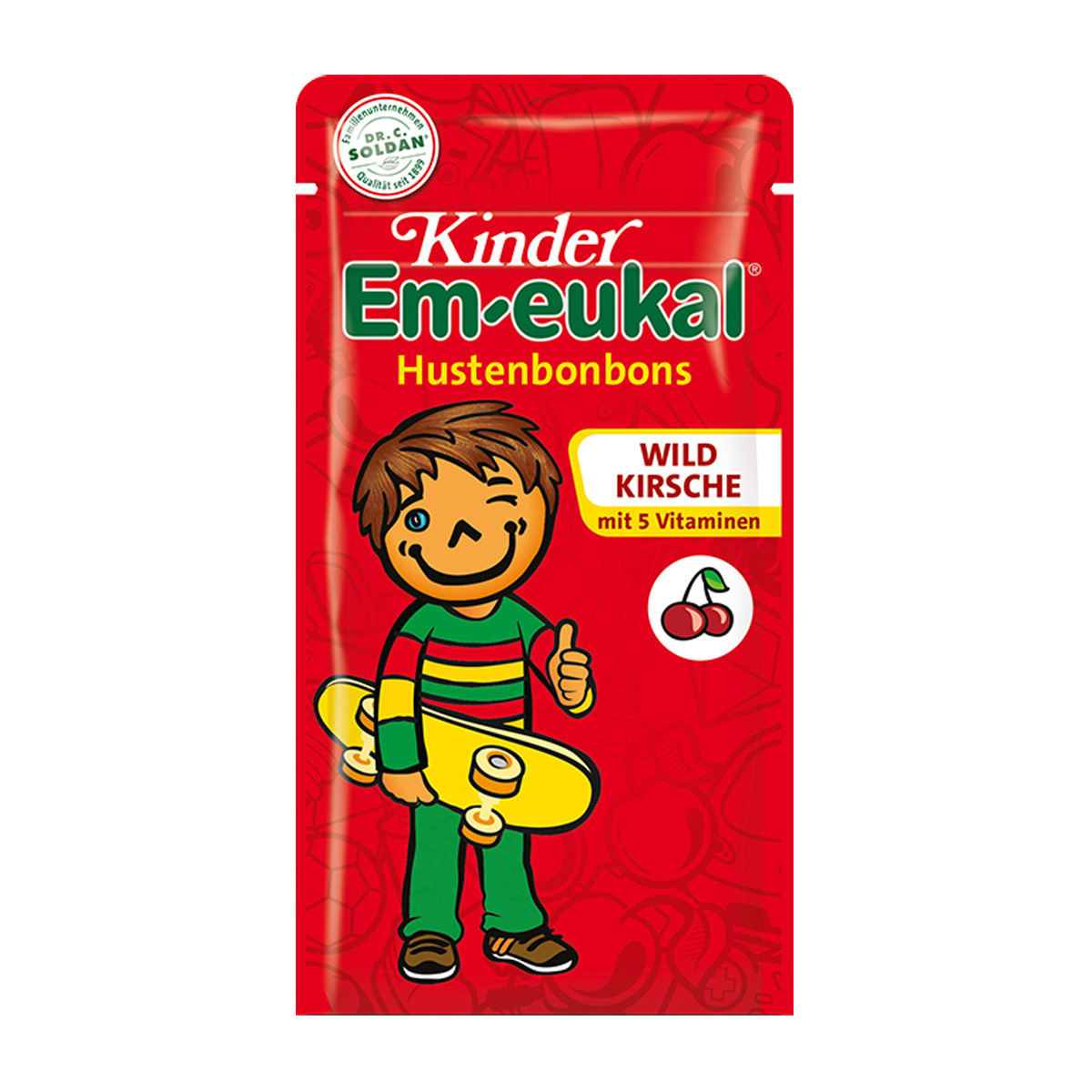 Em eukal Kinder Wildkirsche Hustenbonbons mit 5 Vitaminen 75g