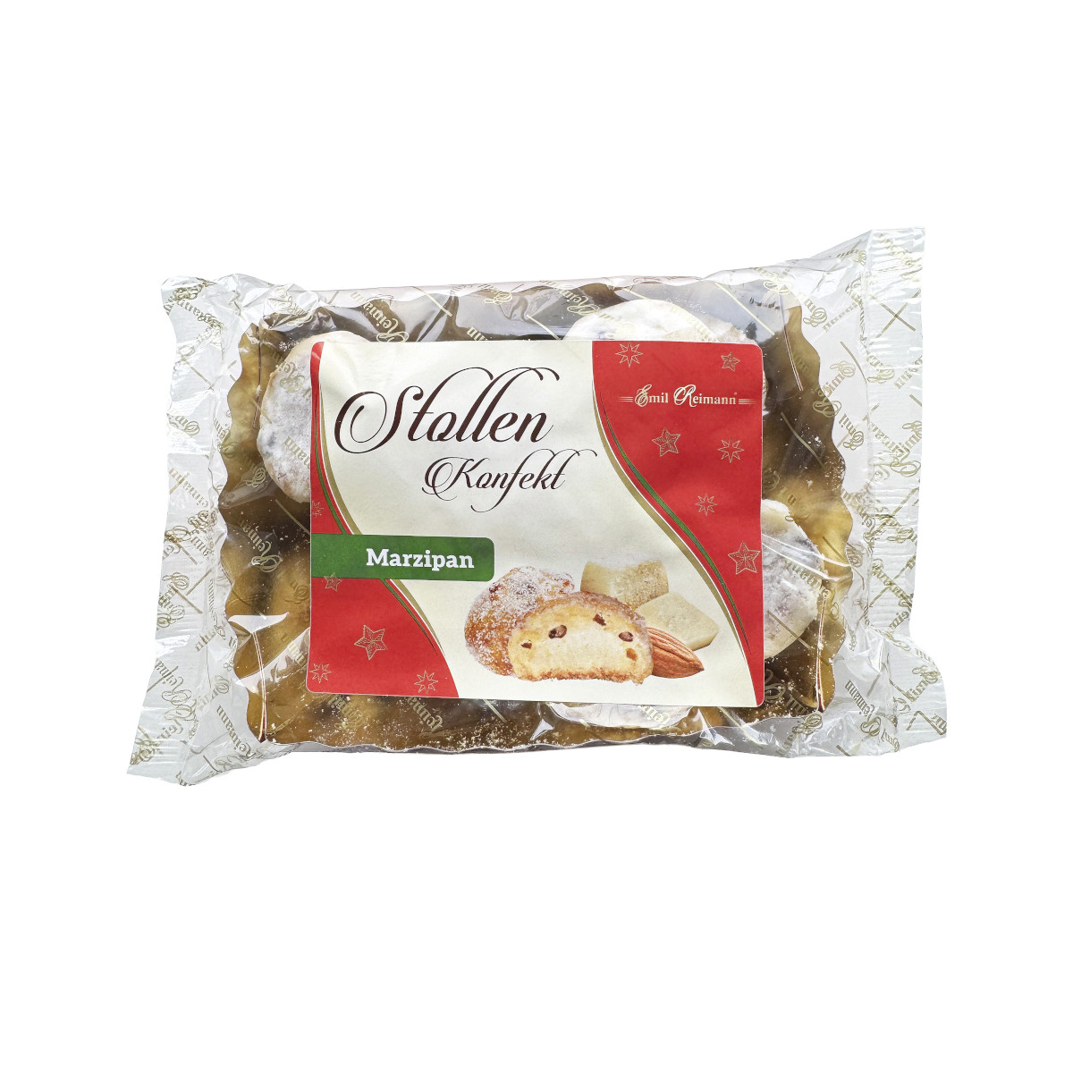 Emil Reimann Stollen Konfekt Marzipanfüllung Packung 300g