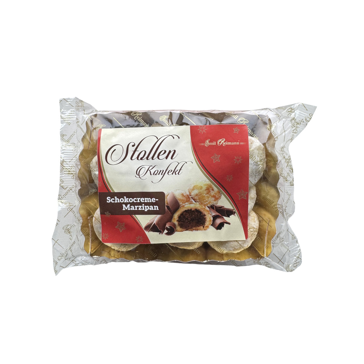 Emil Reimann Stollen Konfekt Schokocreme-Marzipan Packung 300g