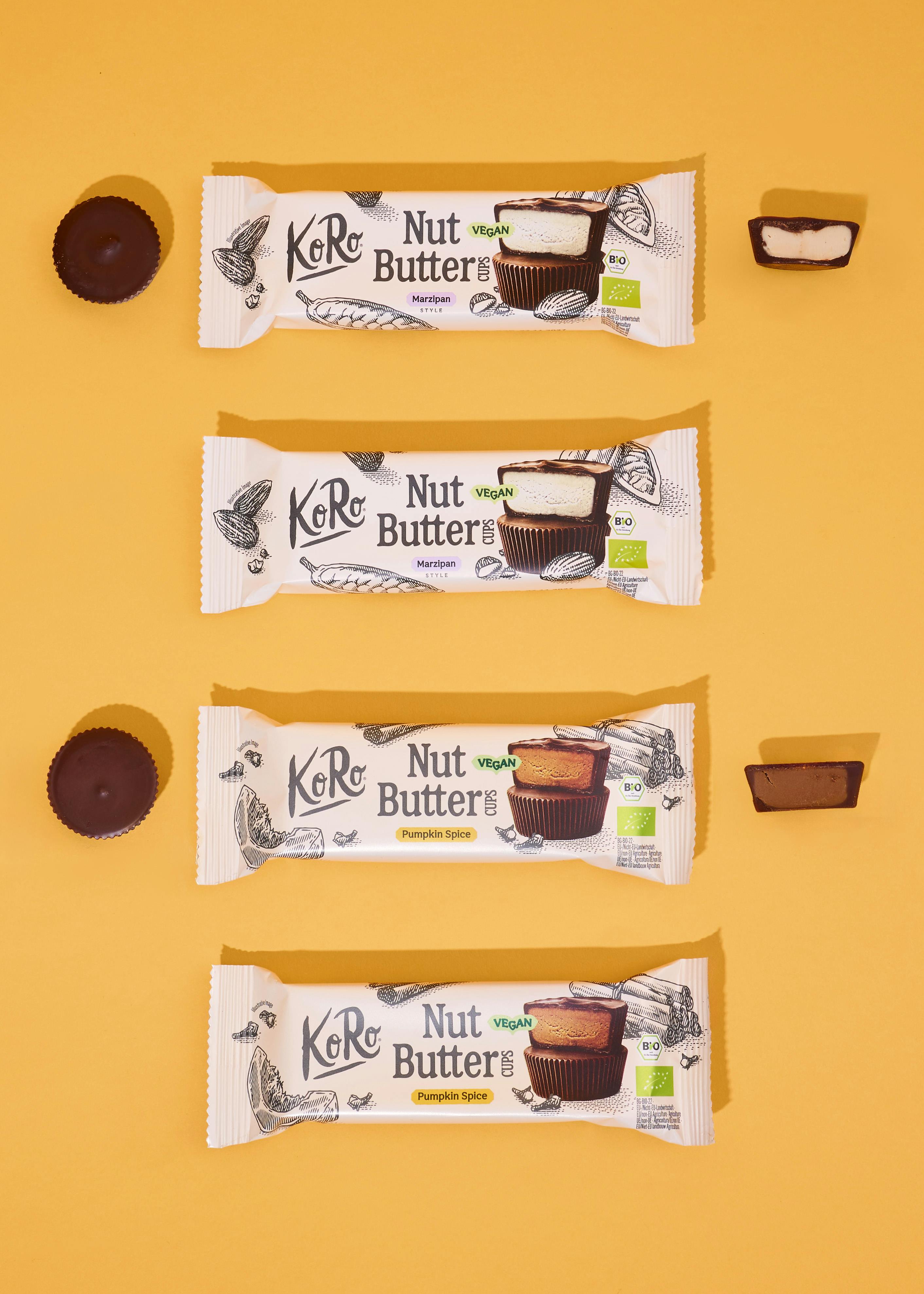 Fall Limited Edition: Organic Nut Butter Cups Set | 4 x 3 x 13 g