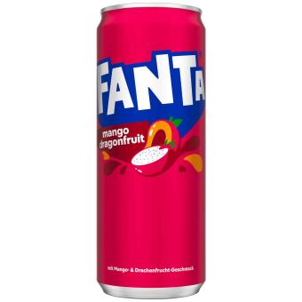 Fanta Mango & Dragonfruit 330ml
