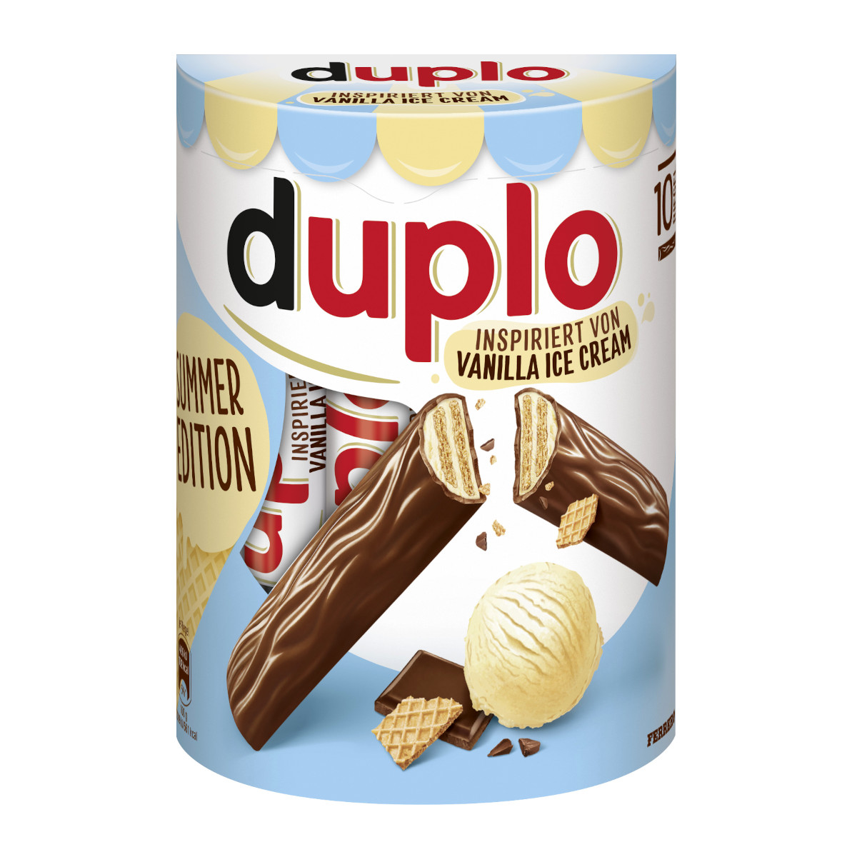 Ferrero duplo Vanilla Ice Cream Summer Edition 2026 10er Packung 182g