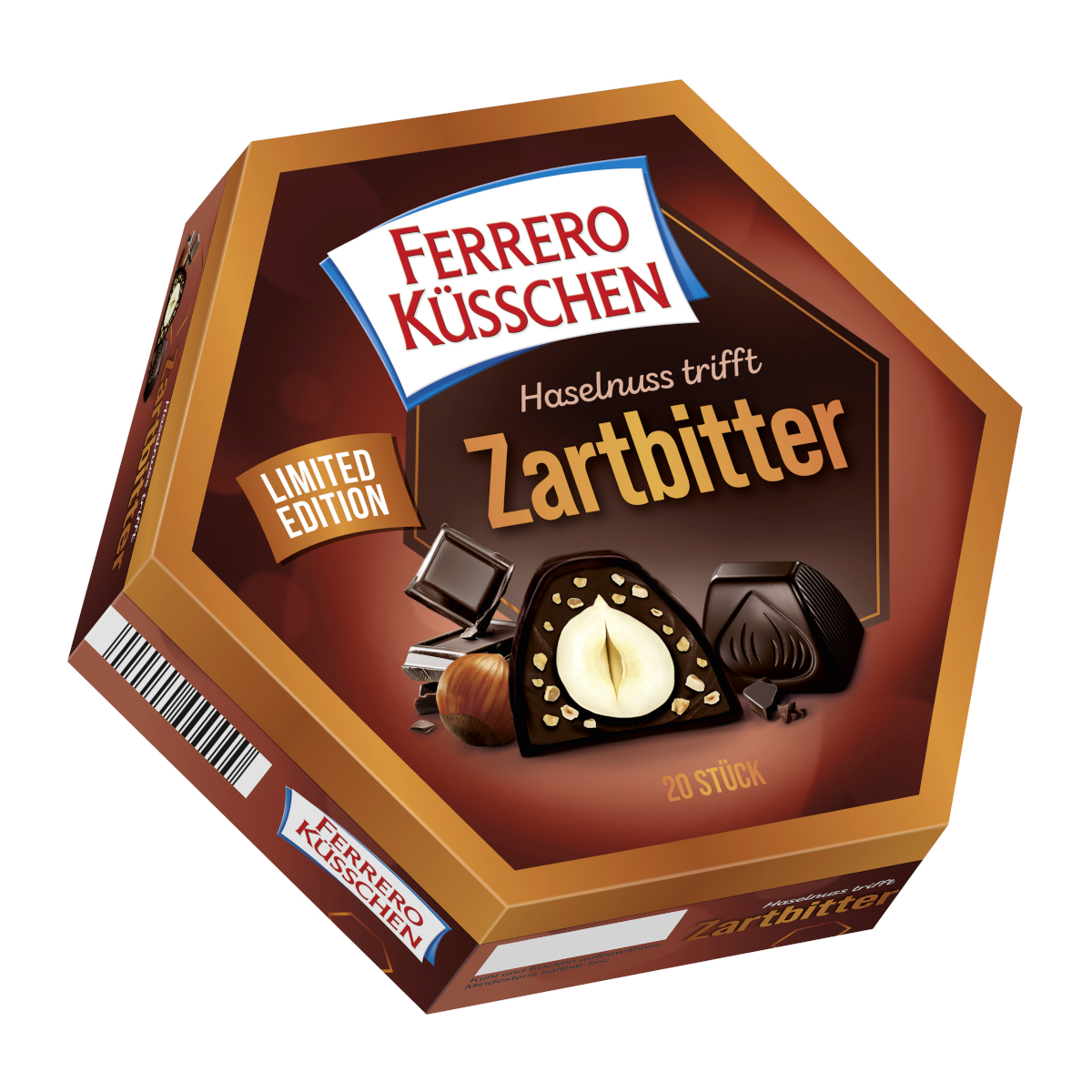 Ferrero Küsschen Dark Choc 20er Nusspralinen-Spezialität 178g